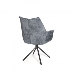 Fred Swivel Dining Chair Anthracite